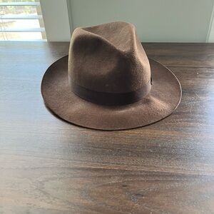 Classic Brown Fedora Hat